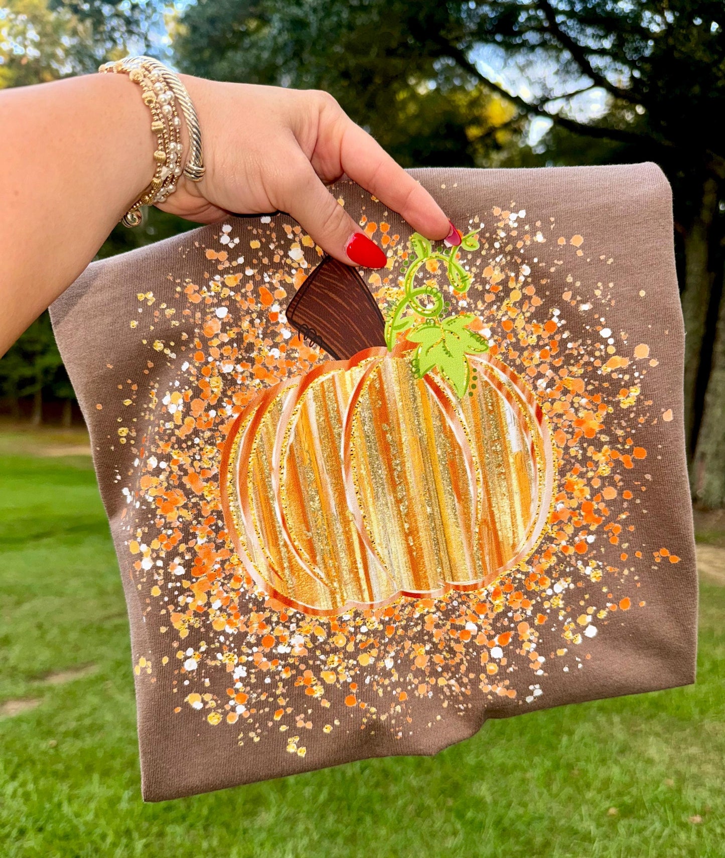 Paint Splatter Pumpkin