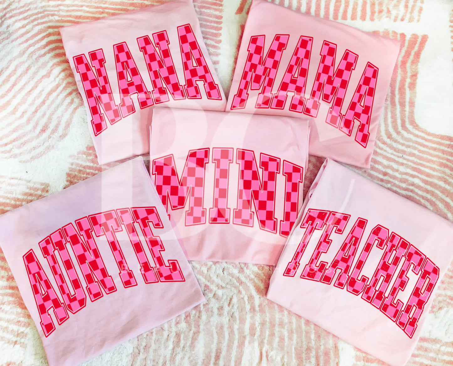 Pink & Red Checkered Custom