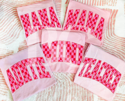 Pink & Red Checkered Custom