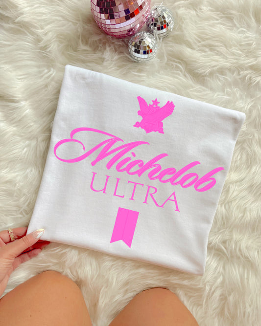 Pink Michelob Tee