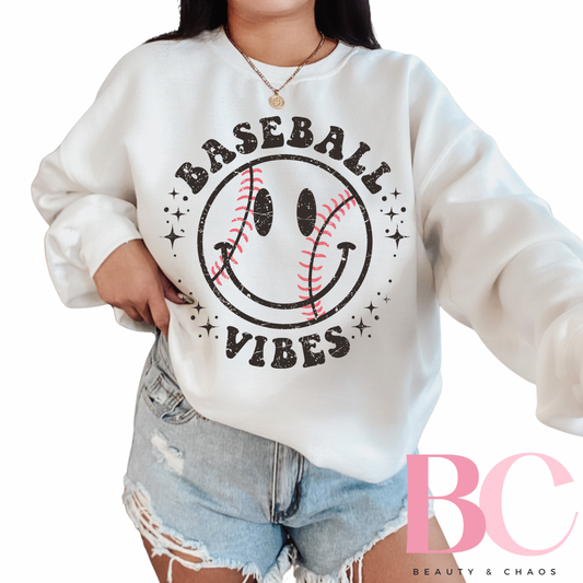 Baseball/Softball Vibes Tee/Sweatshirt