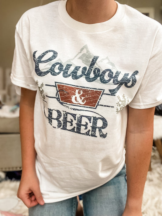 Cowboys & Beer Tee