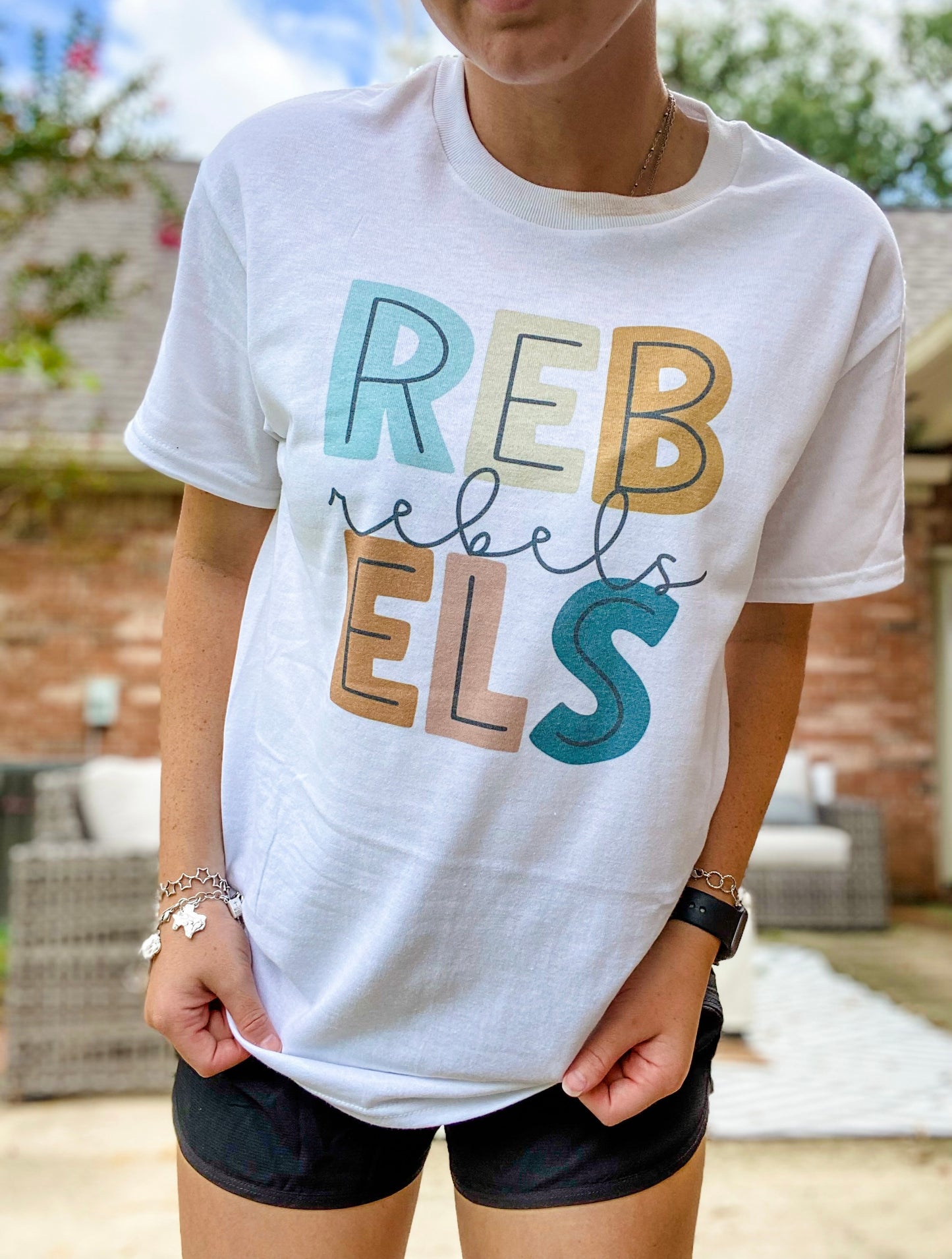 Cursive Mascot Tee