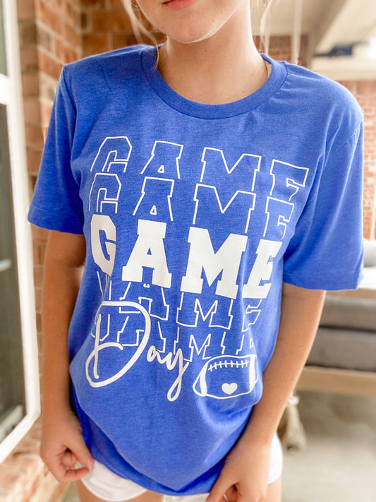 Game Day Stacked Tee (Football)