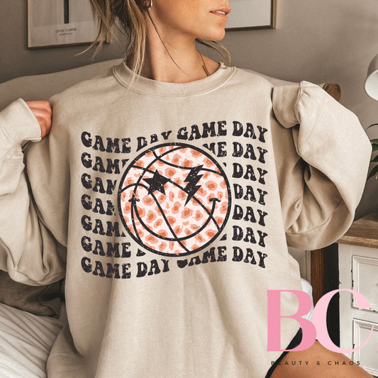 Leopard Basketball Tee/Sweatshirt