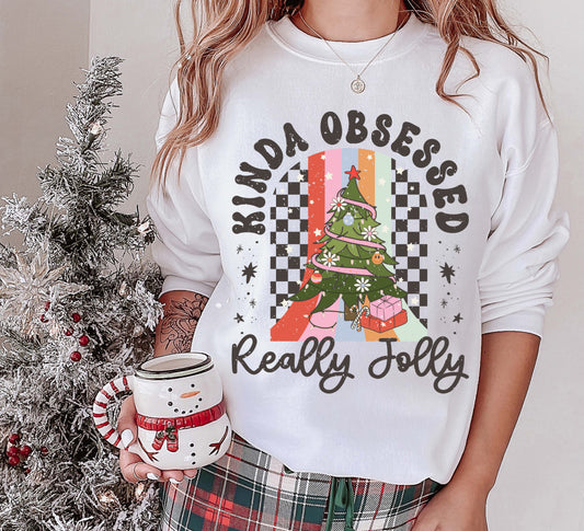 Kinda Obsessed Really Jolly Tee/Sweatshirt